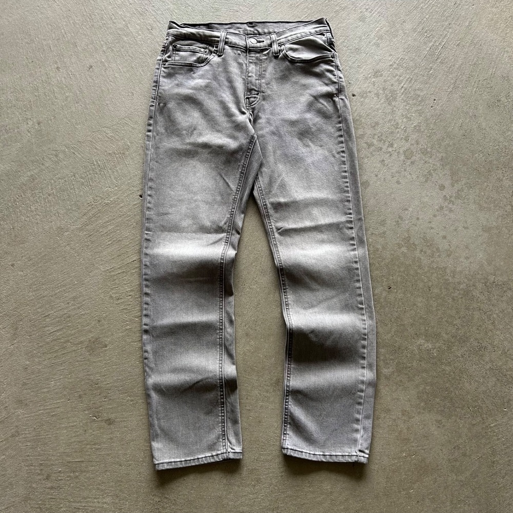 Levis 541 Jeans Size 31x32 Faded Black Gray Light Wash‎ Denim Athletic Tapered